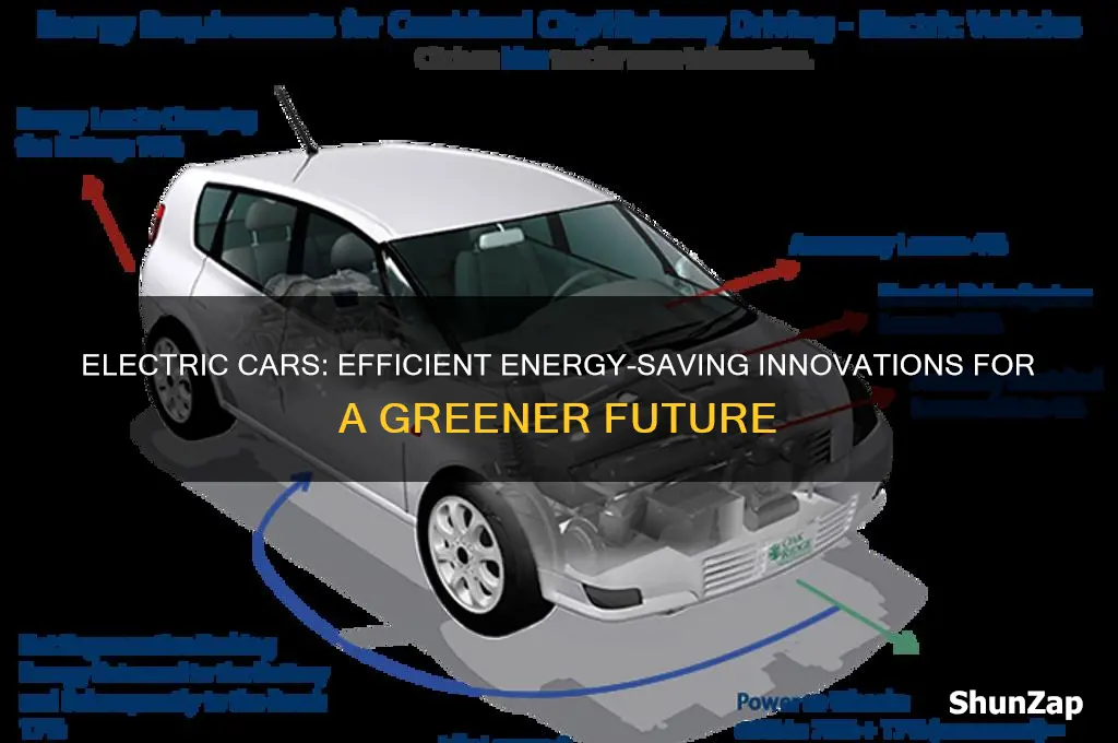 how does electric car save energy