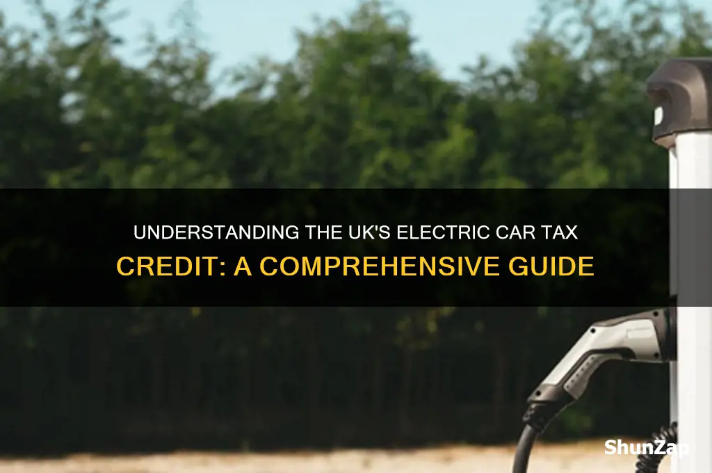 how does electric car tax credit work uk