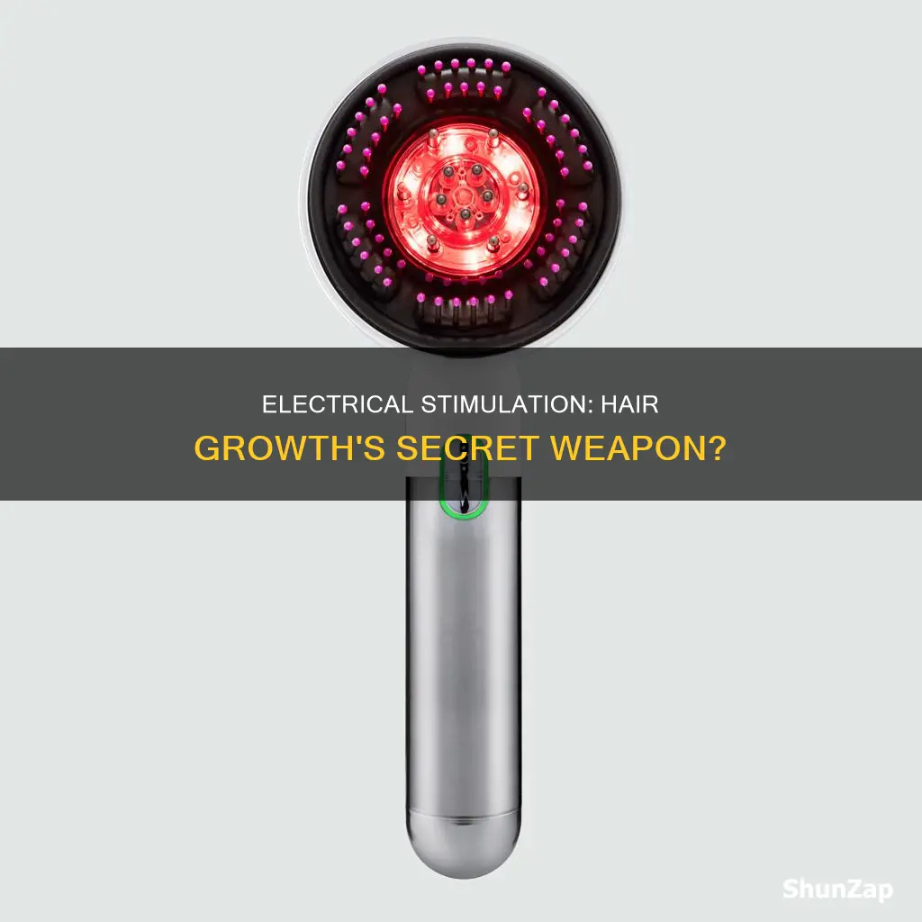 how does electrical stimulation affect hair growth