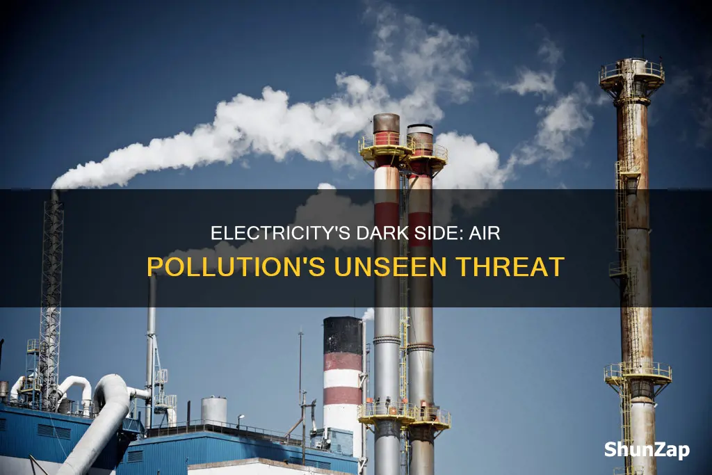 how does electricity contribute to air pollution