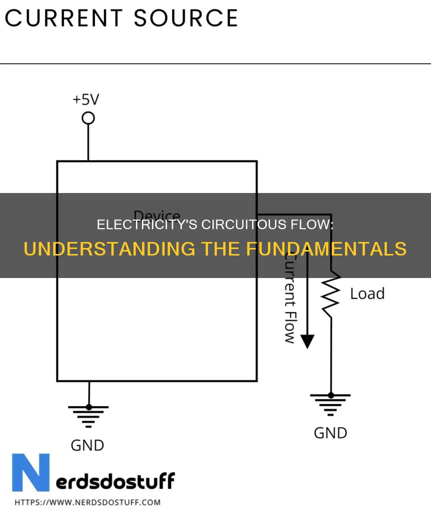 how does electricity flow in a circuit