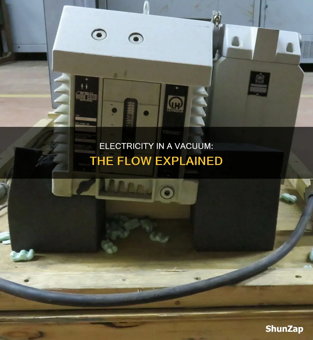 how does electricity flow in a vacuum