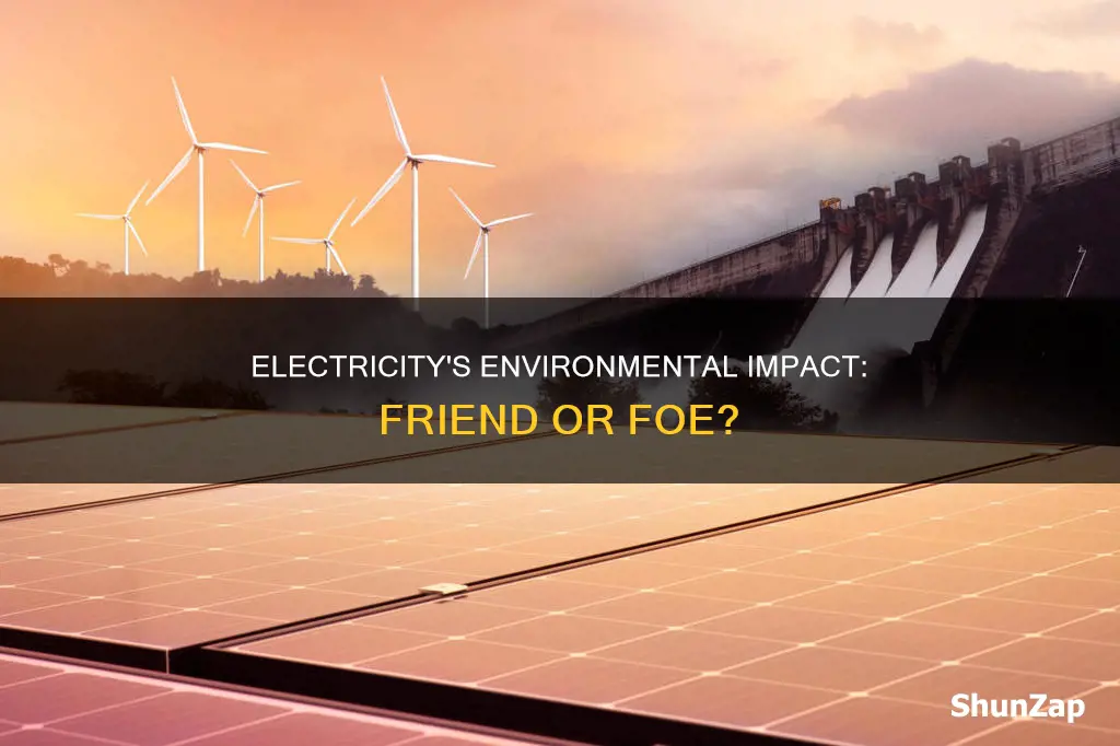 how does electricity impact on the environment