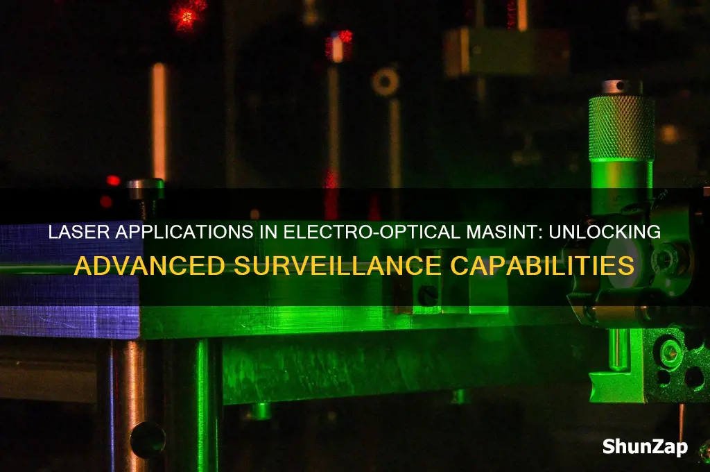 how does electro optical masint use lasers