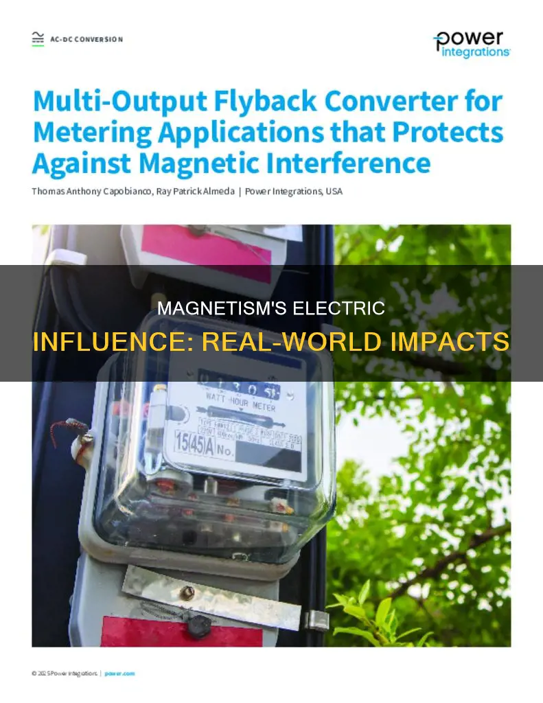 how does magnetism affect electricity real life