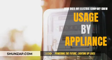 Electric Company Appliance Usage: How Do They Know?