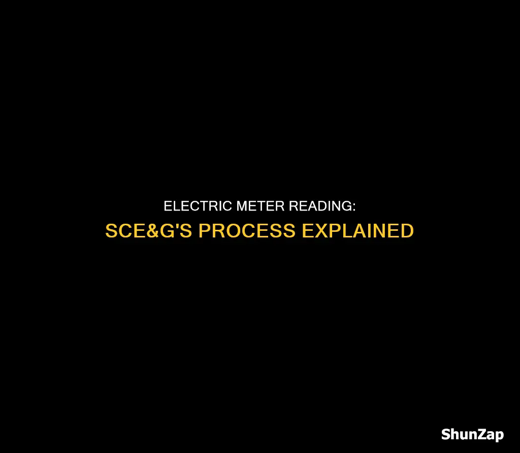how does sce&g read electric meters