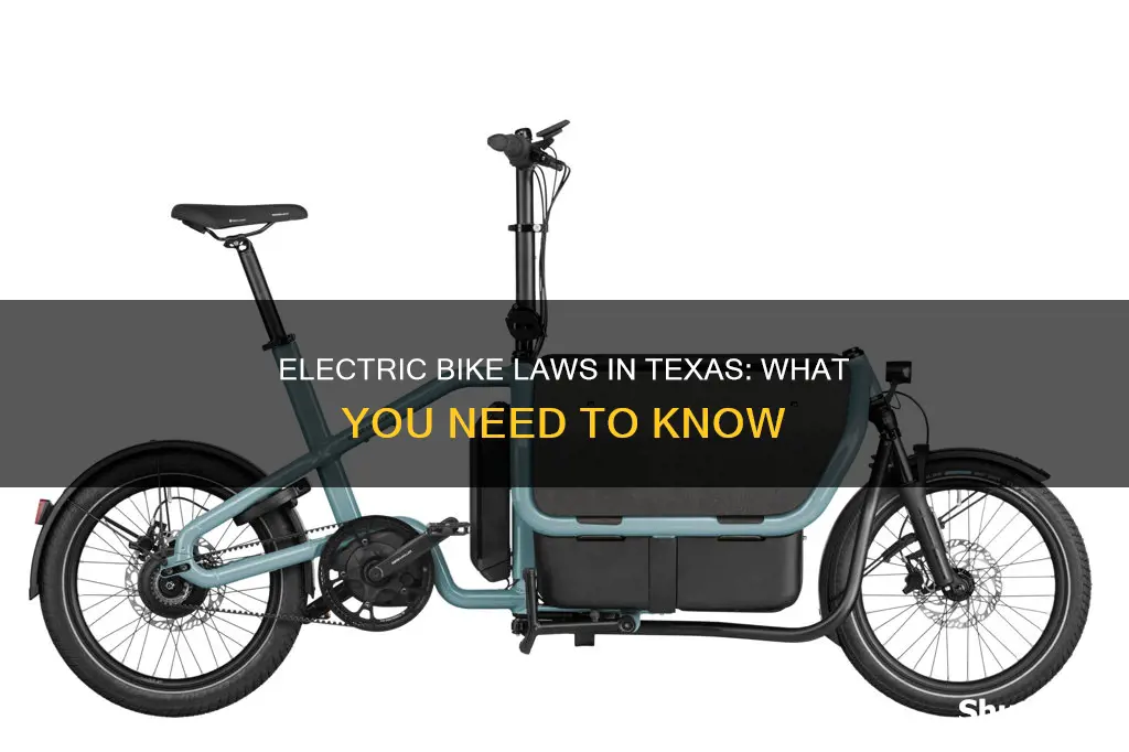 how does texas classify electric bikes