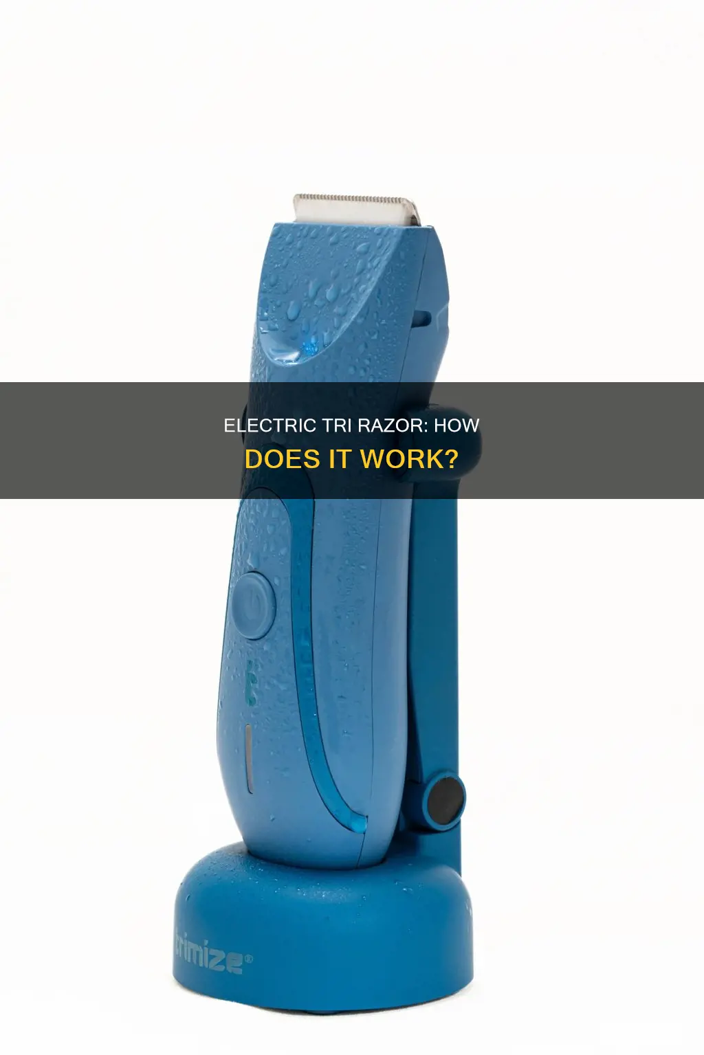 how does the electrical tri razor wor