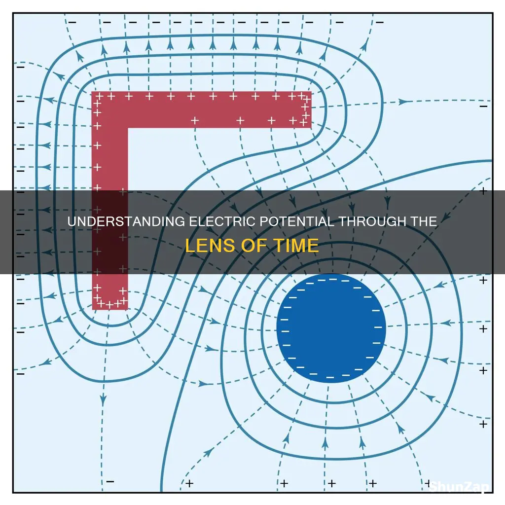 how does time relate to electric potential