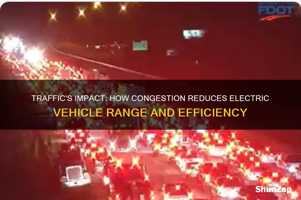 how does traffic effect electric cars range