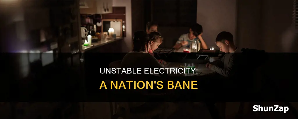 how does unreliable electricity affect a nation