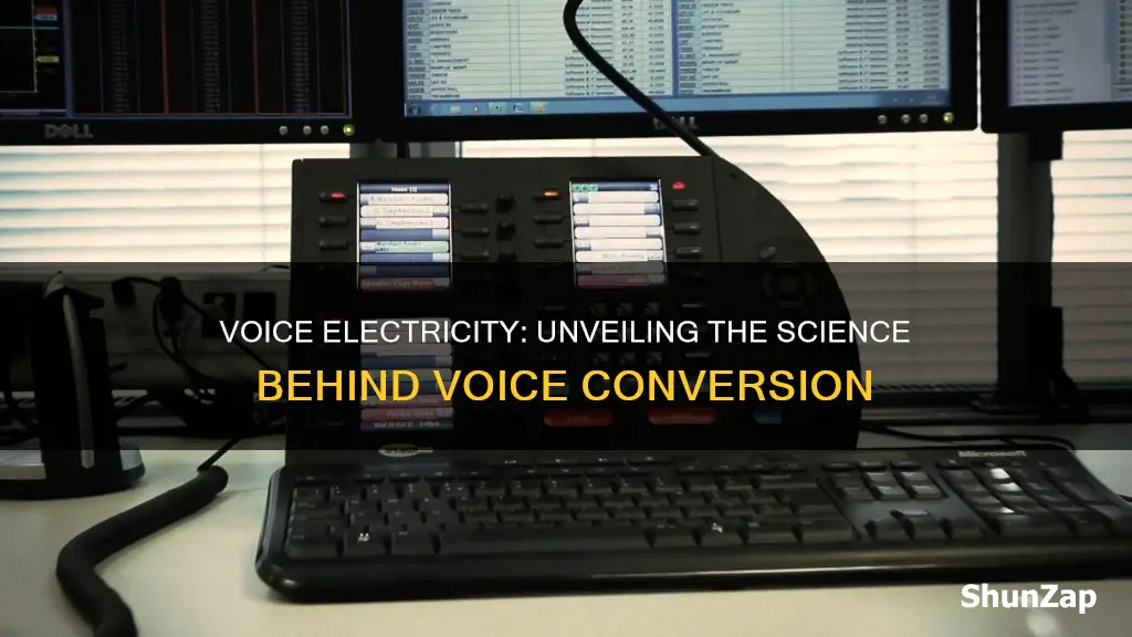 how does your voice convert into electricity