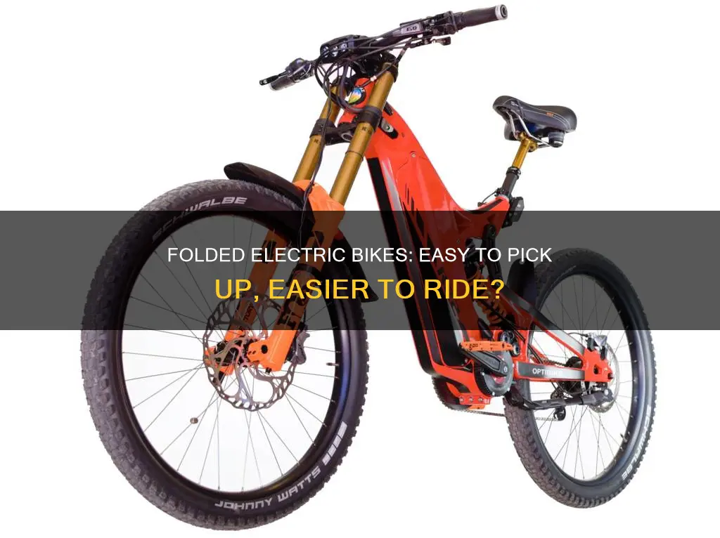 how easy is it to pick up folded electric bike