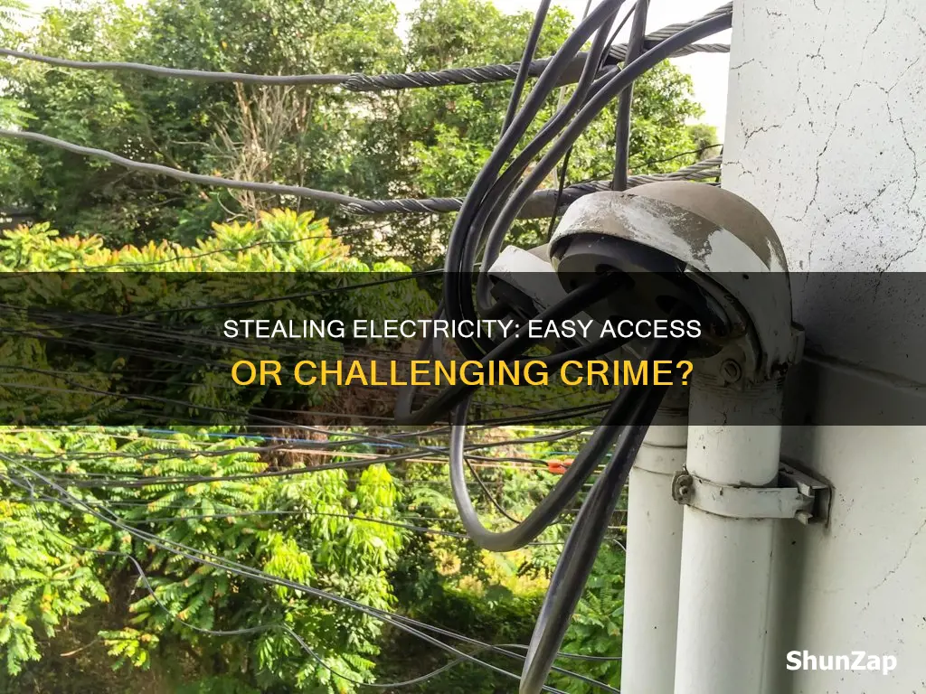 how easy is it to steal electricity