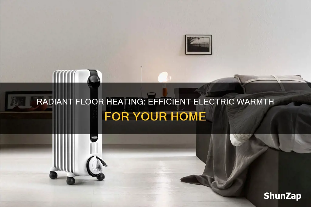 how efficient are electric radiant floor heaters