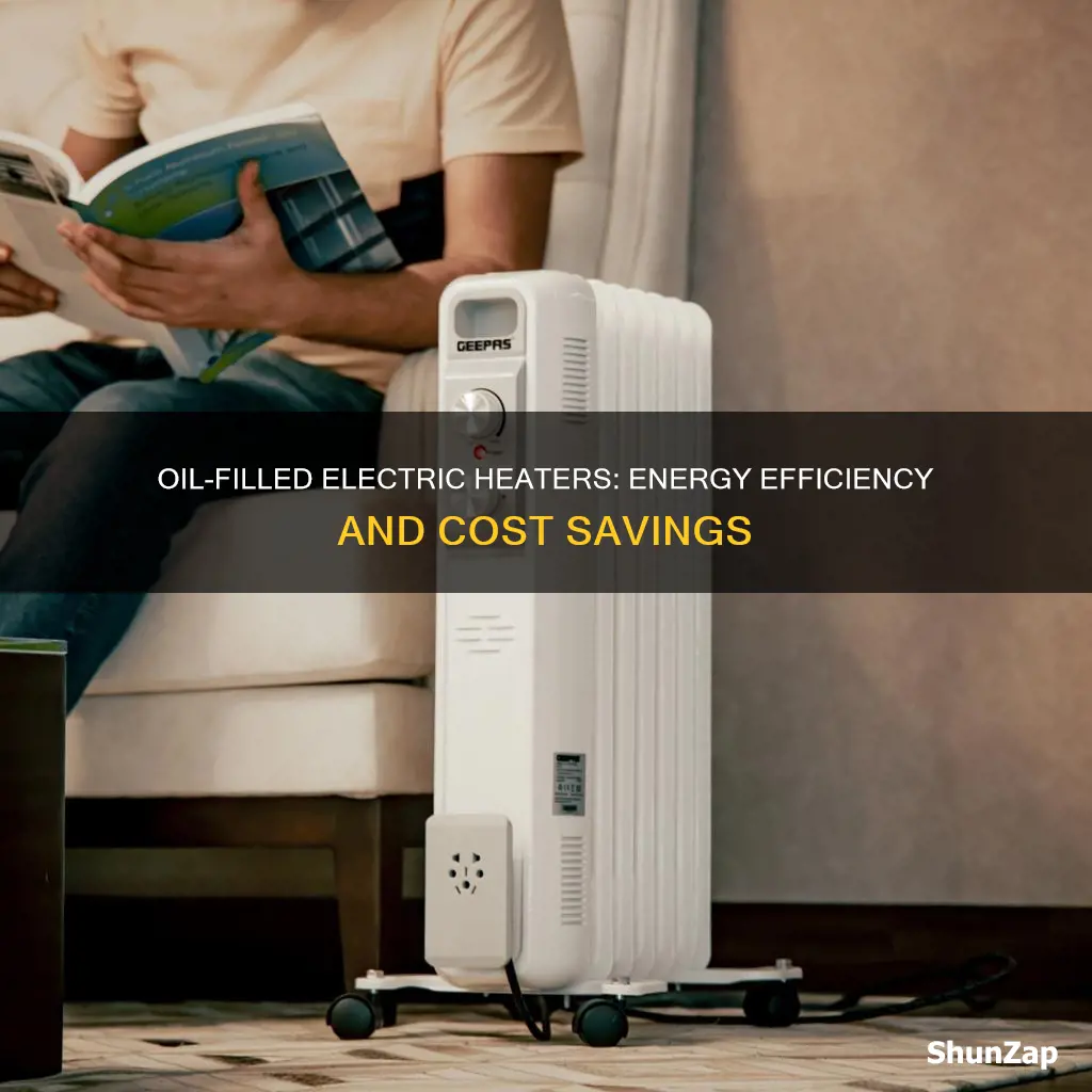 how efficient are oil filled electric heaters