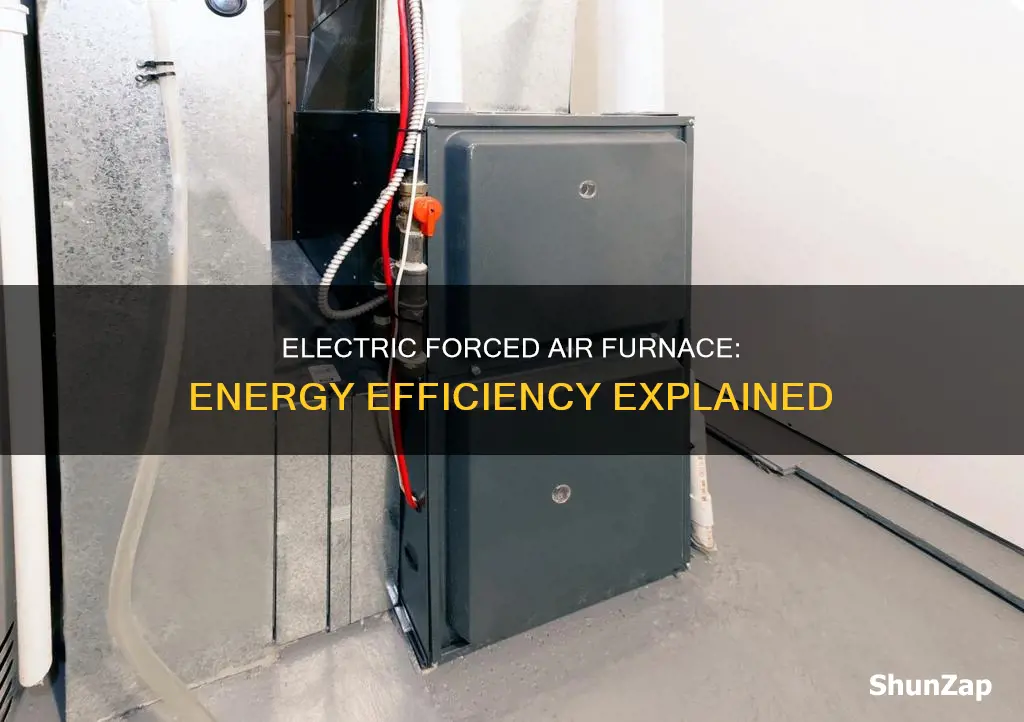 how efficient is electric forced air furnace