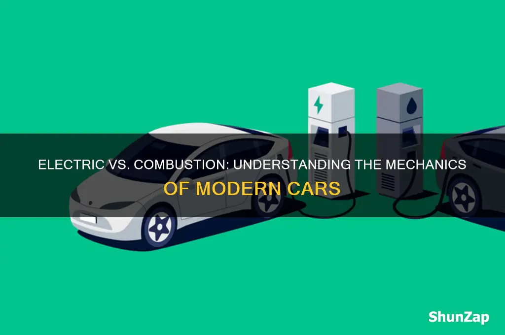 how electric and internal combustion cars work