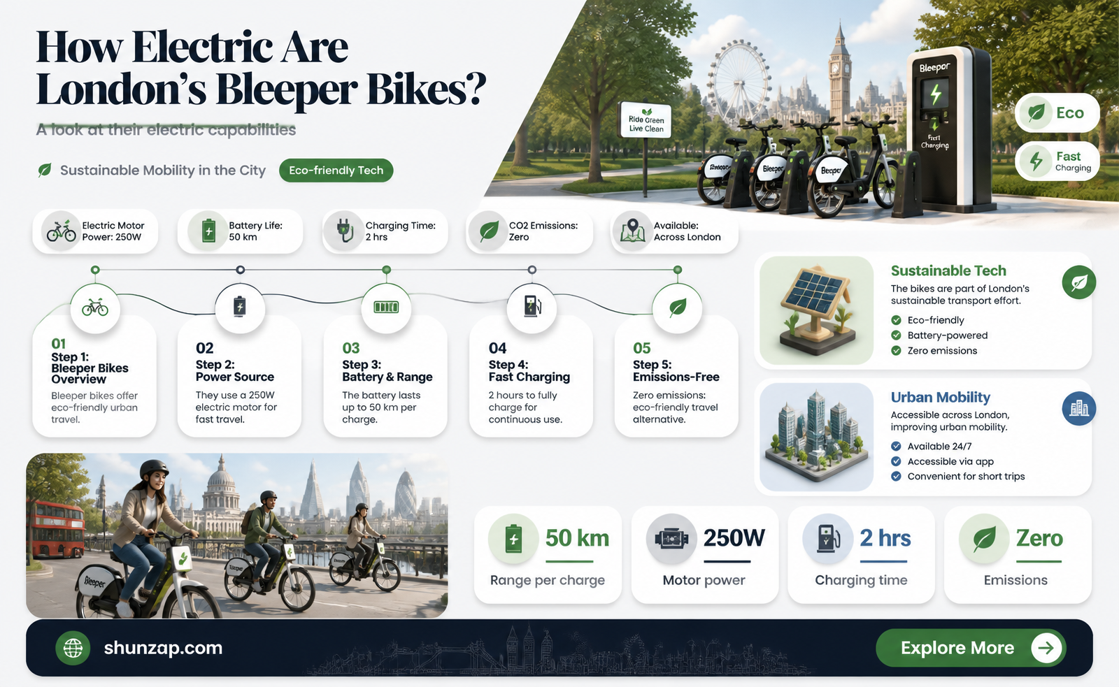 are bleeper bikes electric