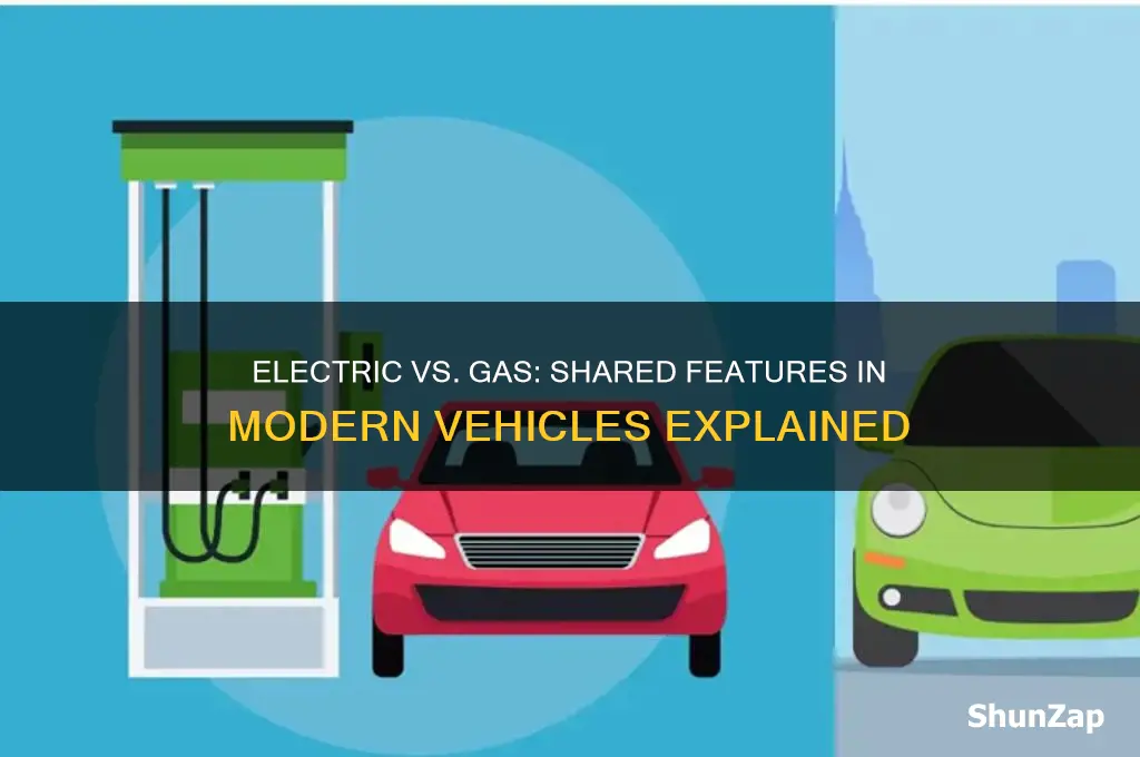 how electric cars and gas vehicles are the same