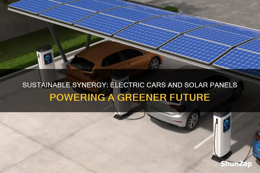 how electric cars andsolar panels are good