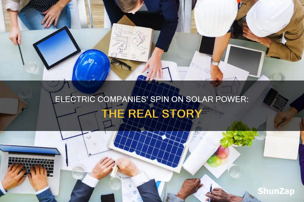 how electric companies explain solar