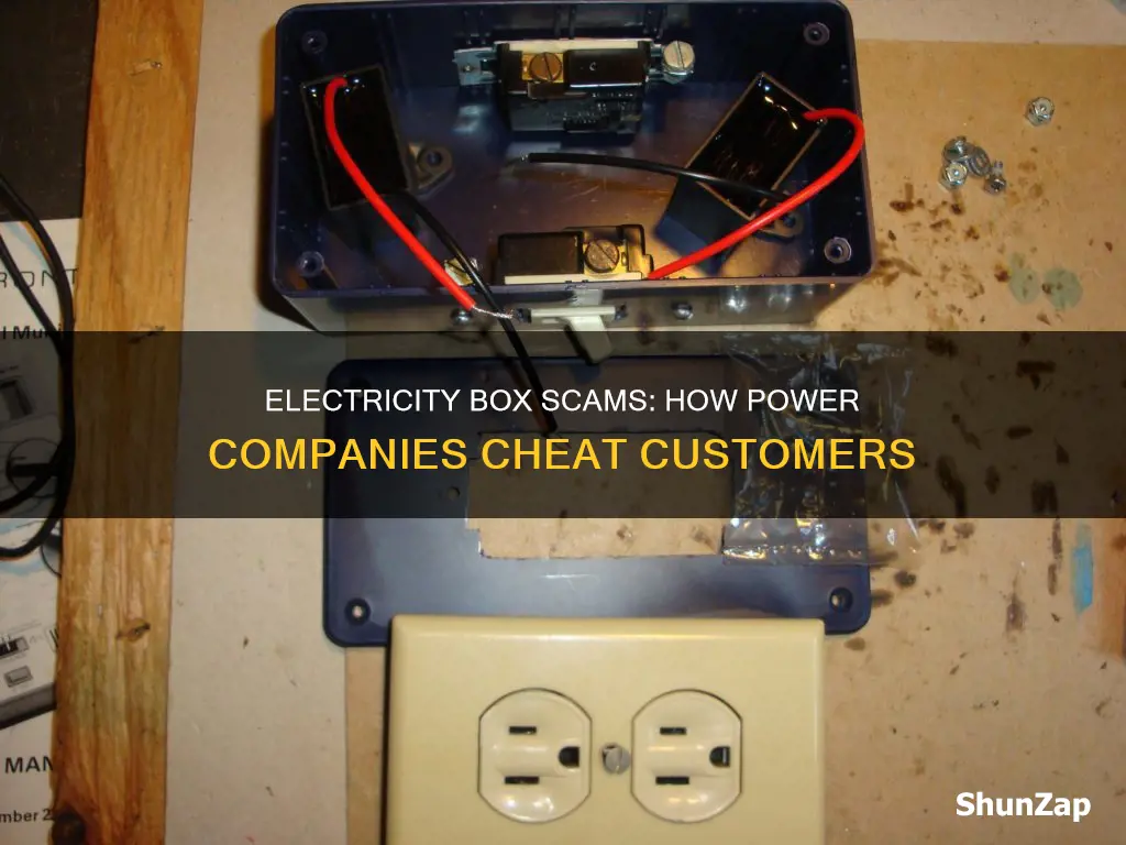 how electric companies scam with electricity boxes