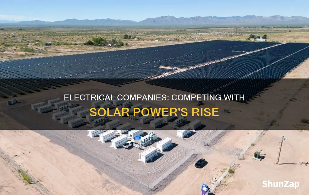 how electrical company compete with solar panel