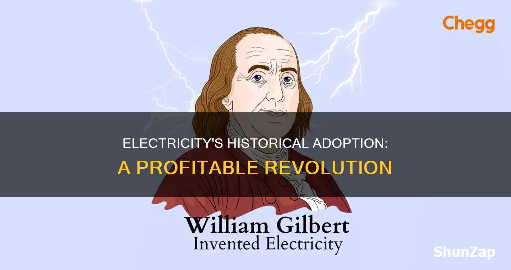 how electricity got adopted and increased return