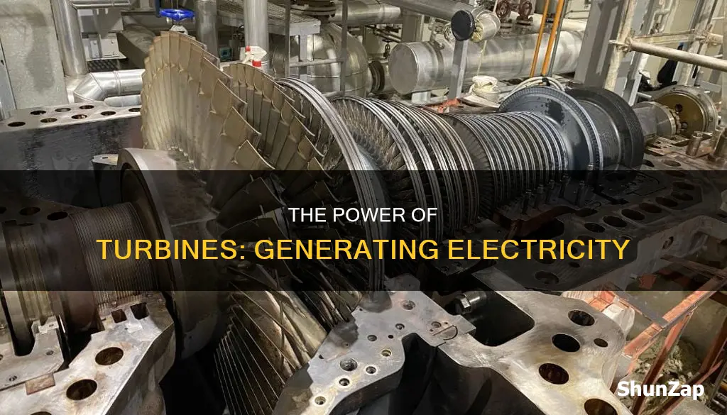 how electricity is genrated with a turbine