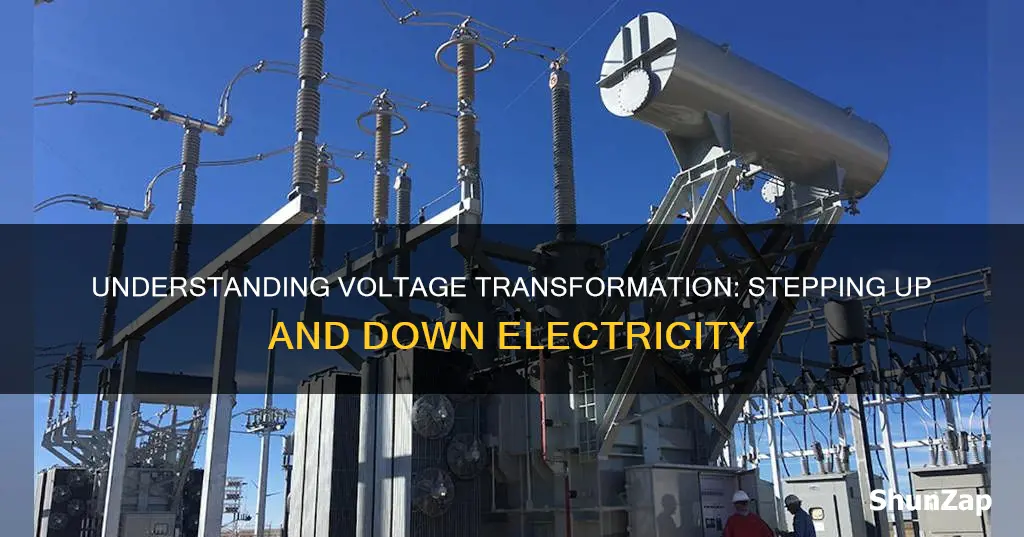 how electricity is stepped up and down