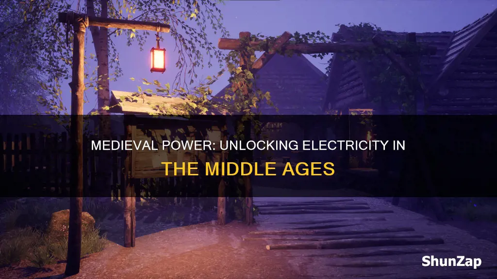 how electricity was made in medieval times