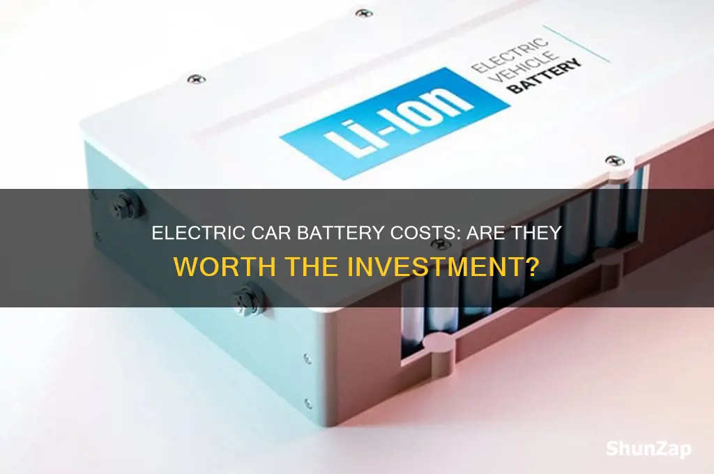 how expensive are batteries for electric cars