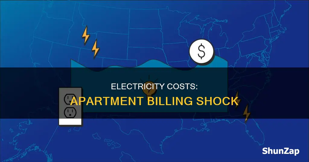 how expensive is electric per month apartment