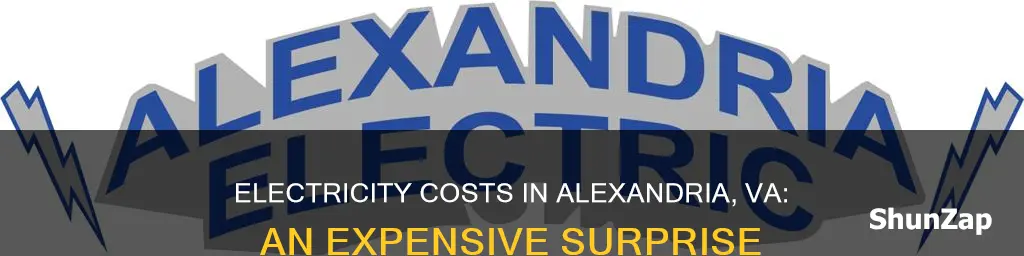 how expensive is electricity in alexandria va