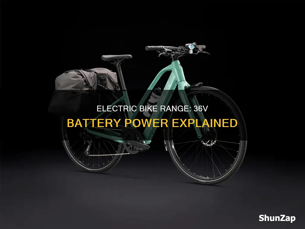 how far 36v 10ah electric bike