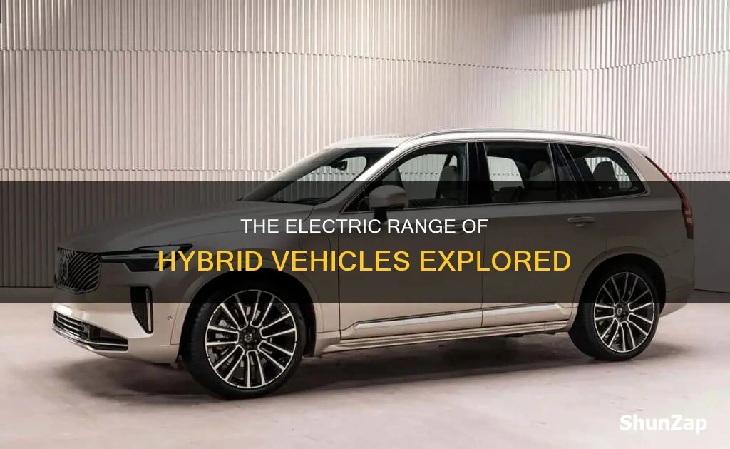 how far do hybrids go on electric