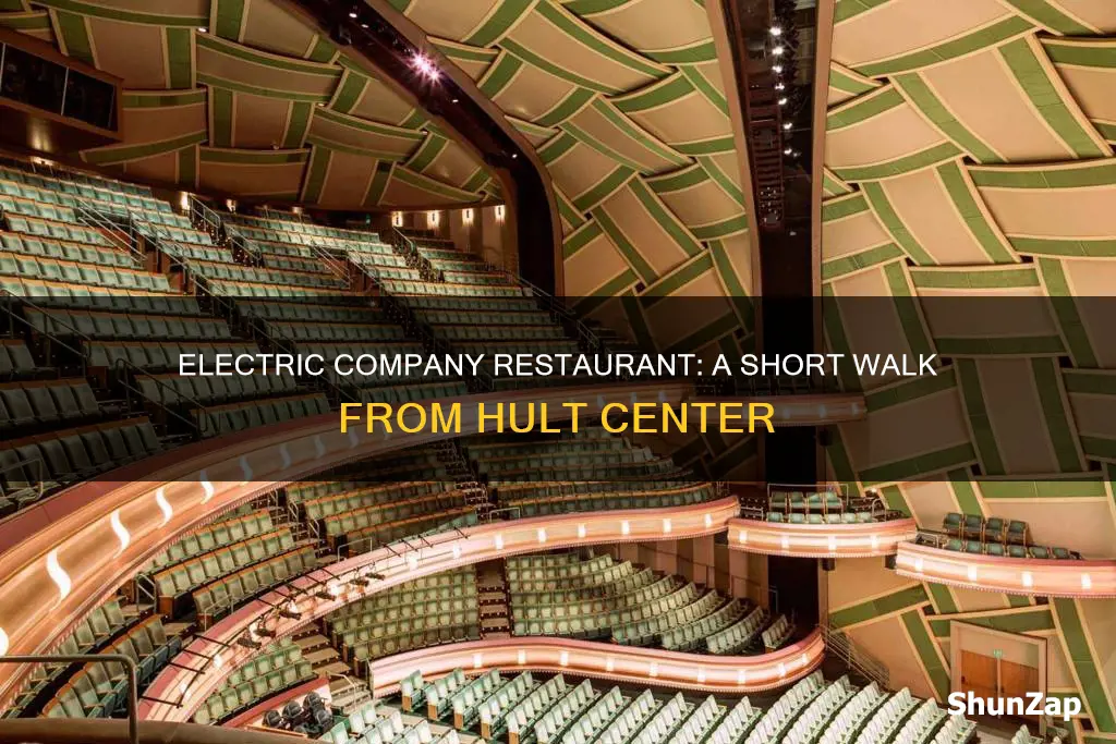 how far is electric company restaurant from hult center eugene