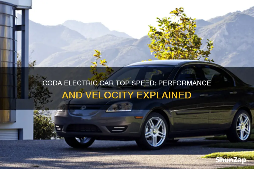 how fast can coda electric car go