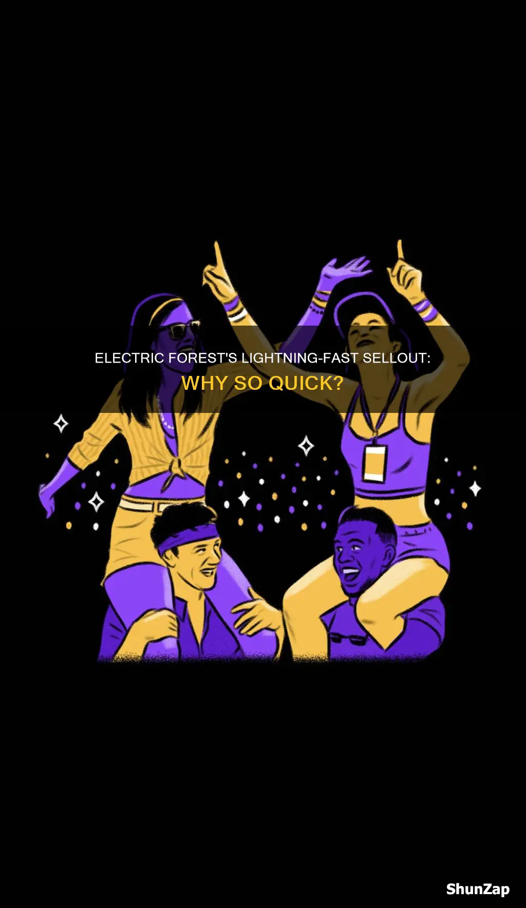 how fast did electric forest sell out