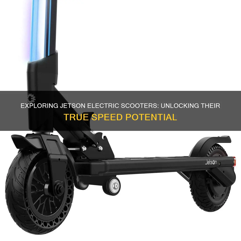 how fast do a jetson electric scooter