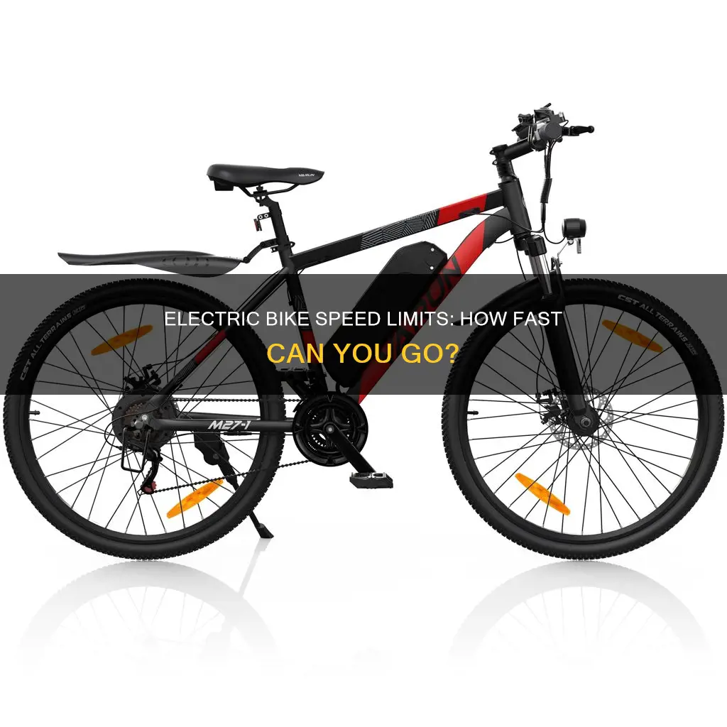 how fast do electric bikes go uk