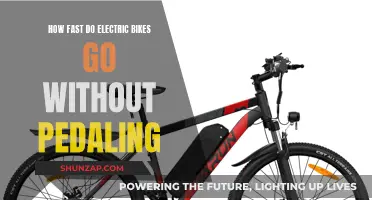 Electric Bikes: No-Pedal Speeds Explained