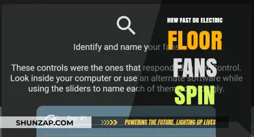 The Speed of Electric Floor Fans: How Fast Do They Spin?