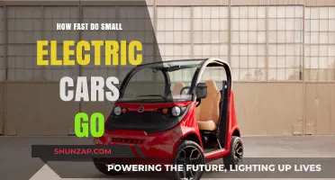 Small Electric Cars: Top Speeds and Performance Explained