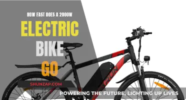 Electric Bike Speed: 2000W Models Can Go This Fast