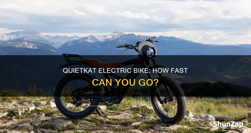 how fast does a quietkat electric bike go