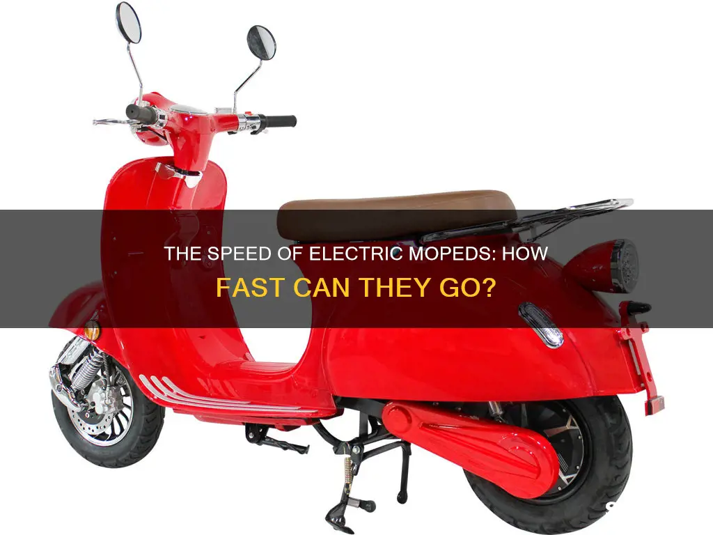 how fast does an electric moped go
