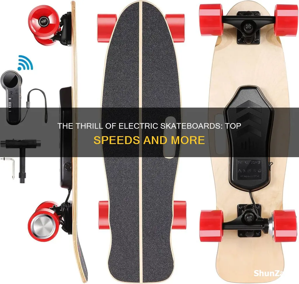 how fast does an electric skateboard go